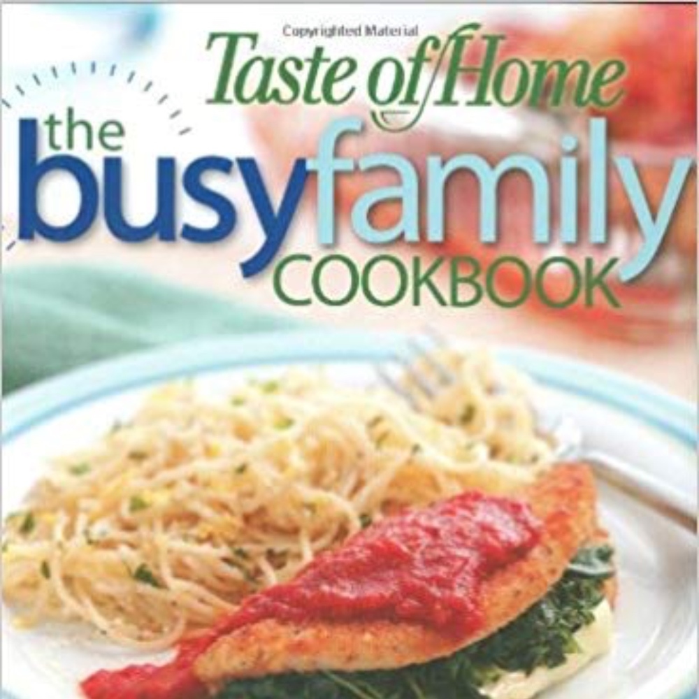 Recipe cookbook the busy family